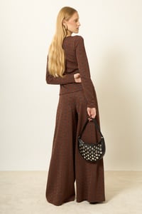 Image 3 of PANTALONE PALOMA MARGHERITA NOCE