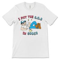 Image 2 of I Put The S.O.B in Sober | Funny Sobriety Shirt