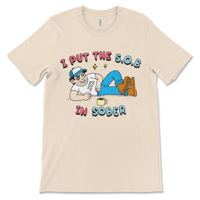 Image 3 of I Put The S.O.B in Sober | Funny Sobriety Shirt