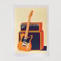 Image 2 of Feder Telecaster w/ Tremolux Amp (A3)