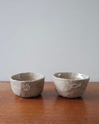 Image 4 of Cat/dog drawing on a bowl