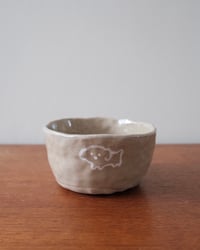 Image 2 of Cat/dog drawing on a bowl
