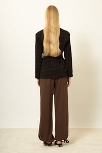 Image 4 of CARDIGAN MARYLIN GEOMAC MULTI NERO