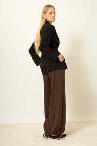 Image 5 of CARDIGAN MARYLIN GEOMAC MULTI NERO
