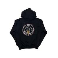 Image 2 of 6'3" x Barquilla Label Black Hoodie