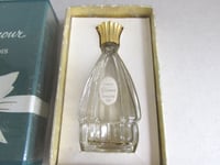 Image 3 of Vintage Bourjois 'Glamour' miniature perfume bottle (empty) with box