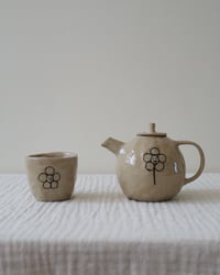 Image 1 of Tea pot set with two cups 