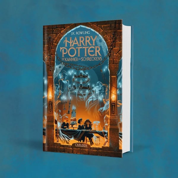 Image of Harry Potter and the Chamber of Secrets (German Edition) Signed Book + Sketch