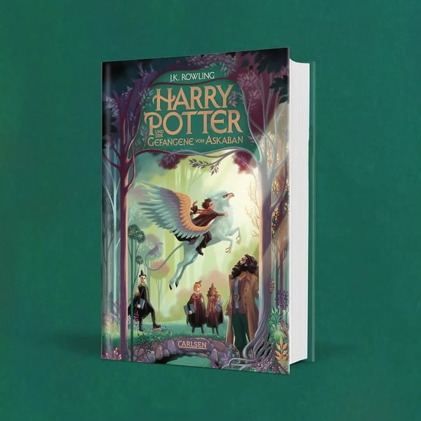 Image of Harry Potter and the Prisoner of Azkaban (German Edition) Signed Book + Sketch