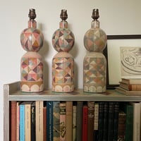 Image 5 of Adeline Painted Table Lamp (Pattern 2)