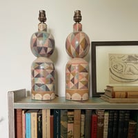 Image 5 of Adeline Painted Table Lamp (Pattern 5)