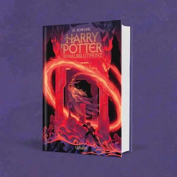 Image of Harry Potter and the Half-Blood Prince (German Edition) Signed Book + Sketch