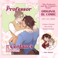 Image 1 of "The Professor and the Centaur's Home" Original Comic