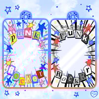 Image 3 of Punk Rocker Double Sided Acrylic Photocard Holder