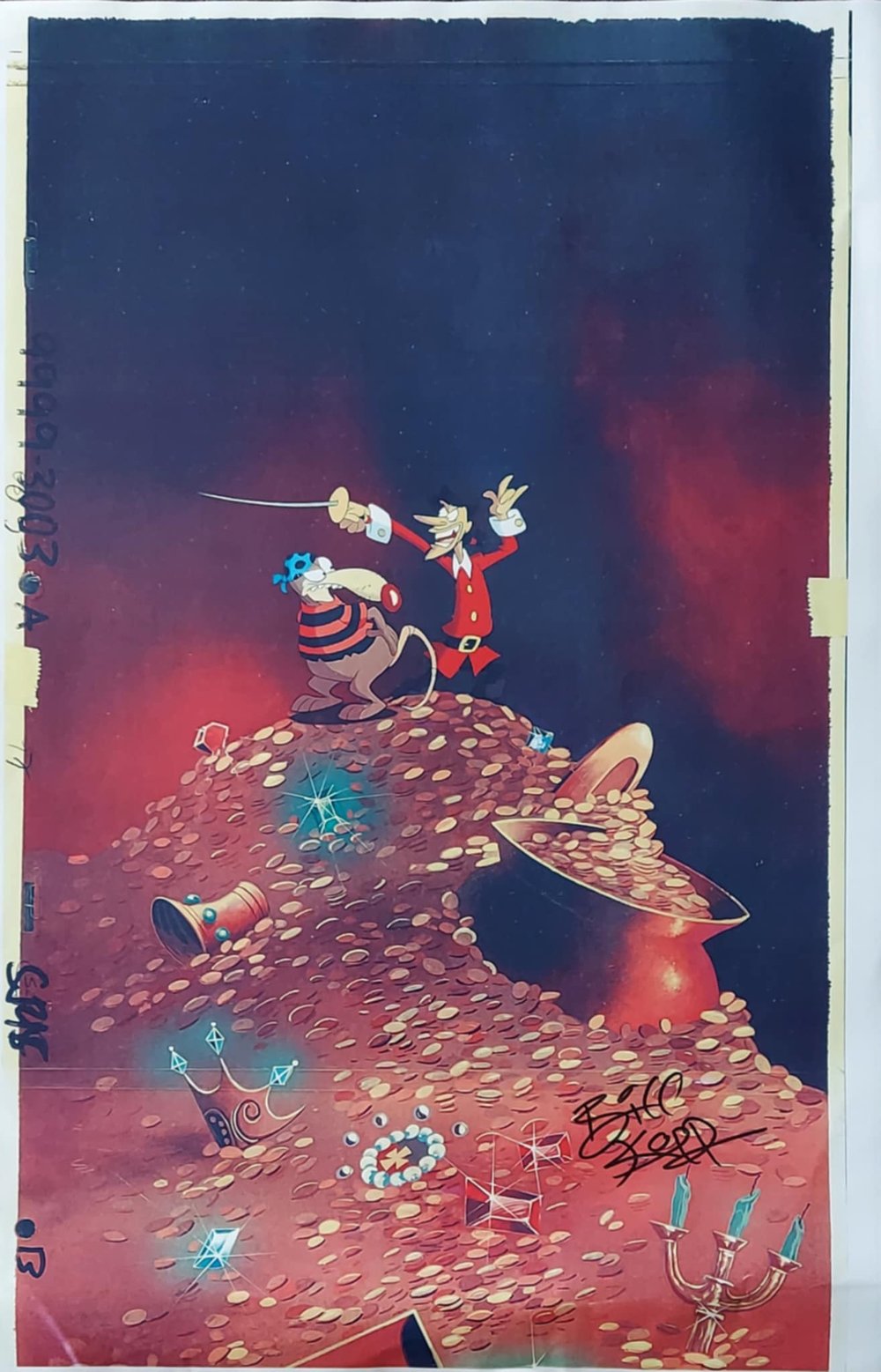 Bill Kopp SIGNED animation artwork