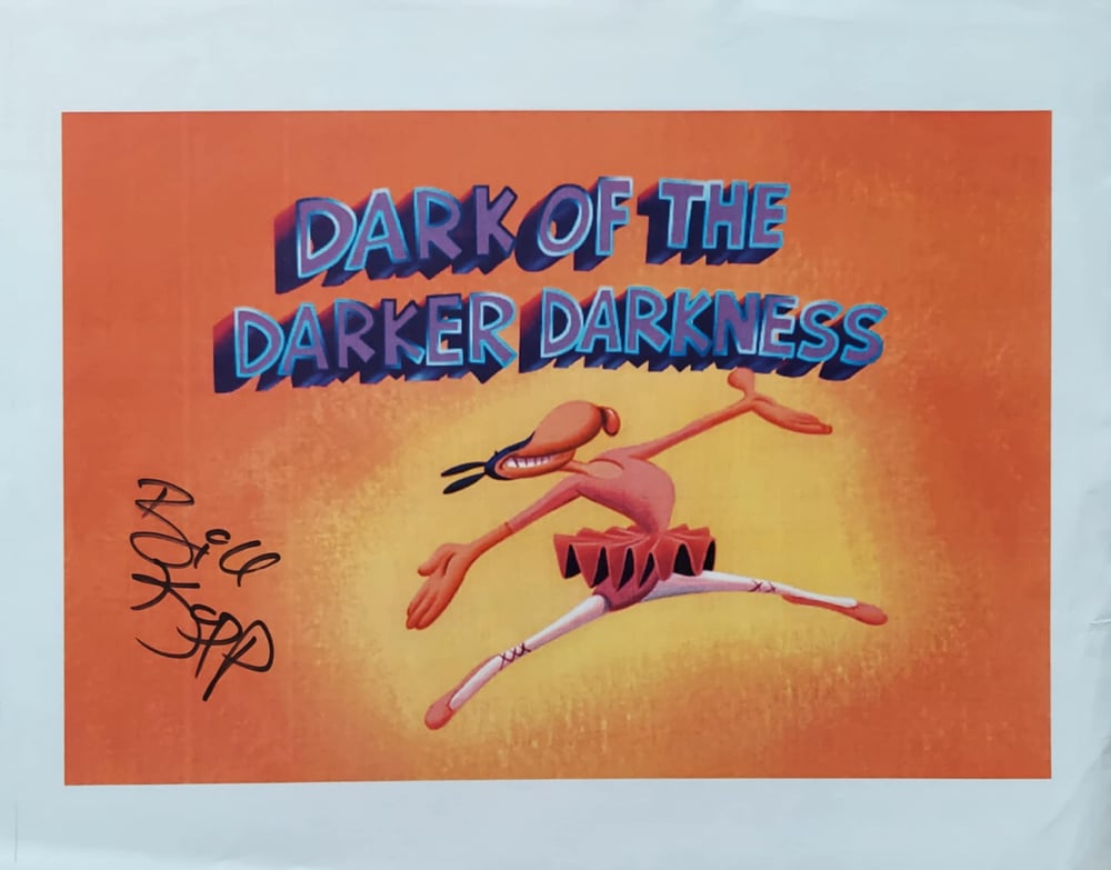 Bill Kopp SIGNED animation artwork