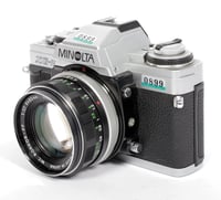 Image 3 of Minolta XG-M 35mm SLR Film Camera with 55mm F1.7 MC rokkor PF lens #0899