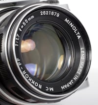 Image 9 of Minolta XG-M 35mm SLR Film Camera with 55mm F1.7 MC rokkor PF lens #0899