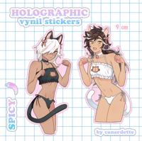 Image 1 of 🌶 Spicy Holo Stickers 🌶