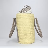 Image 7 of On 34th Isabellaa Straw Medium Drawstring Tote - Straw/Dune Stripe
