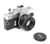 Image 1 of Minolta SRT-201 35mm SLR Film Camera with MD 50mm F2 lens #0903