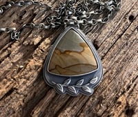 Image 1 of Canyon Pendant- Cripple Creek Jasper Pendant Sterling Silver