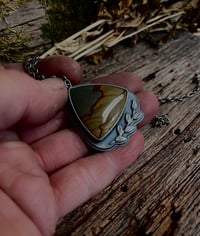 Image 3 of Canyon Pendant- Cripple Creek Jasper Pendant Sterling Silver