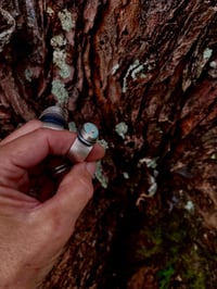 Image 3 of Lone Mountain Turquoise Ring Sterling Silver