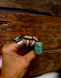 Image 3 of Supernova Turquoise Ring Sterling Silver