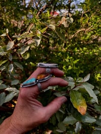 Image 5 of Graveyard Plume Point Agate Sterling Silver Ring