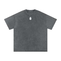 Image 2 of Strength Club Oversized Tee - Faded Dark Grey