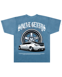 Image 1 of HEAVYWEIGHT PREMIUM GENESIS COUPE BLUE TEE