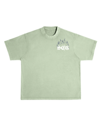Image 2 of HEAVYWEIGHT PREMIUM GENESIS COUPE GREEN TEE