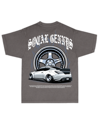 Image 1 of HEAVYWEIGHT PREMIUM GENESIS COUPE GREY TEE