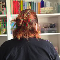 Image 1 of A little Party -  dice and sword hairstick 