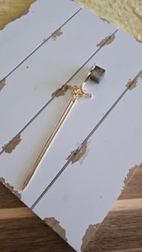 Image 4 of A little Party -  dice and sword hairstick 