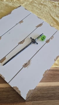 Image 5 of Adventurer's Ooze sword and dice hair stick
