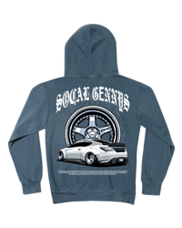 Image 1 of HEAVYWEIGHT PREMIUM GENESIS COUPE BLUE HOODIE