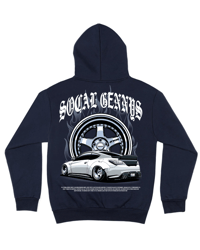 Image 1 of HEAVYWEIGHT PREMIUM GENESIS COUPE NAVY BLUE HOODIE