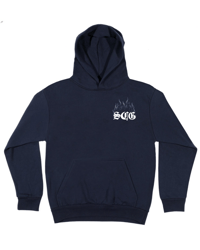Image 2 of HEAVYWEIGHT PREMIUM GENESIS COUPE NAVY BLUE HOODIE