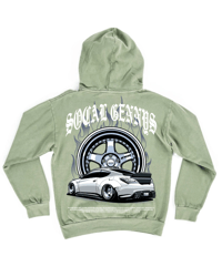 Image 1 of HEAVYWEIGHT PREMIUM GENESIS COUPE GREEN HOODIE
