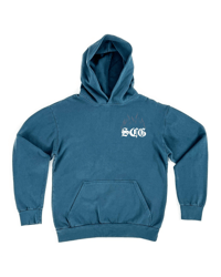 Image 2 of HEAVYWEIGHT PREMIUM GENESIS COUPE TURQUOISE HOODIE