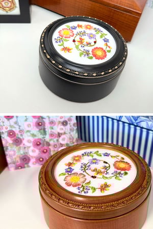 Image of Decorative Box to Mount Embroidery