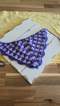 Image 1 of Grape crush granny stitch bandana 