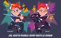 PREORDER: Cal Double Side Epoxy Charm