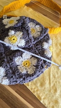 Image 4 of Lazy daisy granny square tote bag 