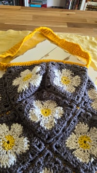 Image 6 of Lazy daisy granny square tote bag 