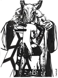 Image 3 of Commission(Sumi ink and brush)