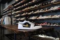 Image 1 of Air Jordan I (1) Low "White/Metallic Gold"