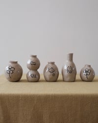 Image 3 of Double stacked mini vase with twin dogs 